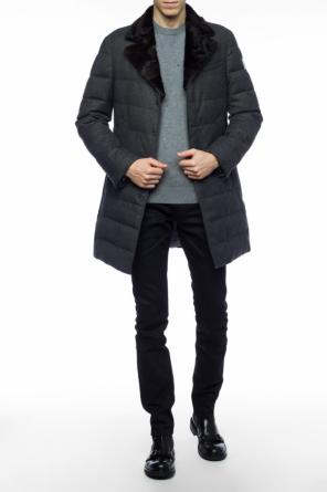 Fur collar down coat, zdjęcie 2 Fur collar down coat od Moncler Gamme Bleu